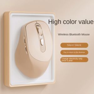 High aesthetic wireless Bluetooth mouse charging model office silent laptop Shenzhen digital phone tablet