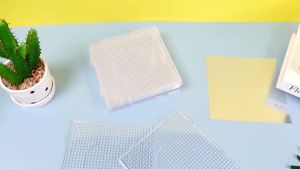 🔥HOT🔥 Cartoon Fuse Bead Plate 2.6mm Fuse Bead Plate Transparent Plastic Nail Plate 1000 Pieces Of Fuse Nail Plate For Craft Beads