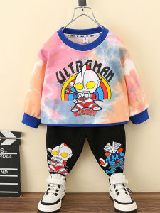 ชุดกีฬาคอตตอนแขนยาวสำหรับเด็กชาย ชุดยูนิฟอร์มนักเรียนฤดูใบไม้ร่วง เสื้อผ้าเด็กชาย ชุดโอตันมา แฟชั่นเก๋ไก๋ 2025