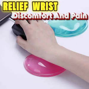 Soft Mouse Wrist Rest Pad Comfortable Silicone Gel Ergonomic Cushion Hand Pain Relief Support Pad For Laptop Computer Office
