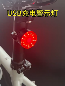 Smart Bicycle Tail Light LED Waterproof Adjustable Safety Warning Light Taillight Lamp