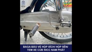 Baga Bảo vệ hộp sên Hộp xích Hộp sích Tem xe Cub 81 82 Taya 50cc Học Sinh Lifan Việt Thái Daelim Ba ga 50 cc Mới Cúp Cup