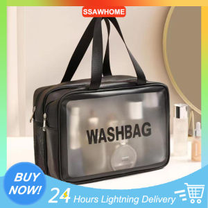Classy Travel Oganizer Makeup Pouch Organizer Wallet Bag Make Up Organizer Toiletries Bag Semi Transparent Cosmetic Bag Large Capacity Cosmetic Storage Bag Portable Travel Wash Bag