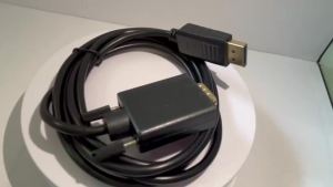 DisplayPort to VGA  Cable DisplayPort to VGA Adapter Conversion HD Video Cable For TV Monitor Laptop Computer Projector 1080P