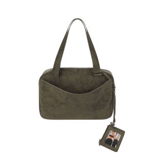 JANDRESS | OliveGreen Uniquely Designed Boston Bag