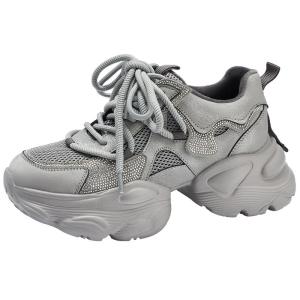 Josiny | Thick Sole Fleece Lined Heeled Winter Sneakers