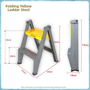 MOLORE | Multi-functional Folding Climbing Step Ladder Stool