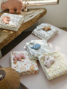 Bộ Đồ Ngủ Trẻ Em Bằng Vải Cotton Tre Mát Mẻ Mùa Hè Cho Trẻ Sơ Sinh Trẻ Mẫu Giáo Trẻ Em Nệm Chăn Chăn Điện Chăn Mùa Đông