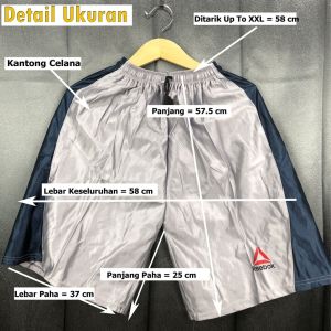 Harga promo paket 40 ribu dapat 4 pcs celana pendek olahraga pria kolor basket futsal