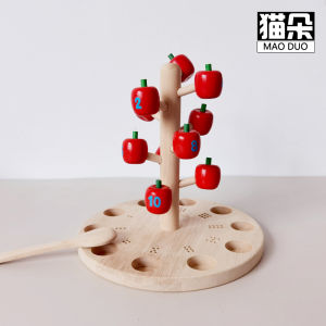 Fine Motor Skills Number Recognition Apple Picking Game Educational Toy