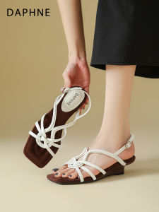 Daphne | Weaved Summer Stylish Toe-exposing Wedge Sandals