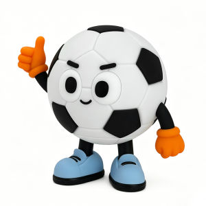 NEWSTYLE | Soccer Night Light Silicone Football Lamp 2-Level Dimmable Rechargeable RGB Portable Nursery Sleeping Lamp For Bedroom Decor