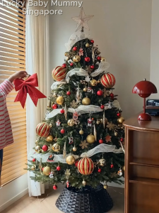 2025 Christmas Tree Balls Decorations Accessories Ornaments Lights Xmas Tree Top Star Party Decor【FireheartWarrior】