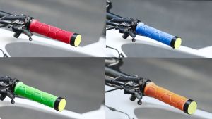 ROCKBROS phản quang Tay Lái Xe Đạp Grip chống sốc thoải mái tay lái xe đạp leo núi chống trượt Confortable Ergonomic Tay Phanh Xe Đạp Phụ Kiện Xe Đạp