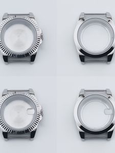 Bộ Vỏ Đồng Hồ Cơ 39mm Silver Pig Mouth Mod Kit Thay Thế Cho Nhôm Hợp Kim Nhôm Thép Không Gỉ Thép Hợp Kim Đồng Hồ Cát