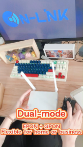 Gbits XPON F663NV3A Fiber Modem Router | EPON/GPON Support | Includes Adapter | English Interface | Plug & Play