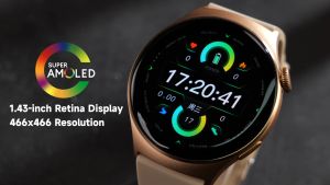 【Amoled】Aolon Jam Tangan Pria Mars R3 2024 Smartwatch Original | AMOLED Screen Always On Display IP67 Waterproof 200+ Watch Face 178+ Sport modes Alloy Body Jam Pintar 1.43-inch Health Monitoring Tracker Pria dan Wanita Jam Tangan Olahraga Smart Watches - Lazada