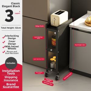 Space Saving Kitchen Storage Shelf 30cm