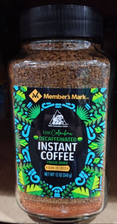 Member's Mark 100% Colombian Decaffeinated Instant Coffee 340g | Lazada PH