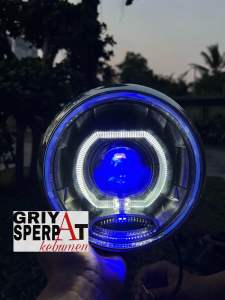 Lampu depan vixion old Lama Rx king 2008 scorpio BULAT custome biled billed