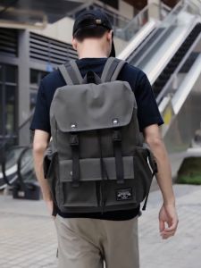 Tas Ransel Laptop Pria Wanita Bahan Kanvas Multifungsi - POLO FELIX