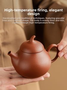 JISU | Yixing Purple Clay Handcrafted Tea Brewing Pot