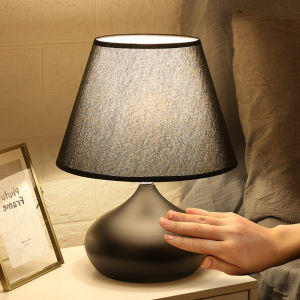 Nordic Household Metal Table Lamp Energy-saving Bedroom Bedside Lamp LED Study Desk Lamp Modern Simple Home Living room Decoration Fixtures-UK Plug