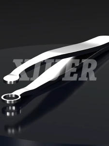 Hand-Made Nose Hair Trimmer for Men - Nasal Clippers Nose Hair Clippers 304 Surgical-Grade Stainless Steel Eyebrow Trimmer Third-Generation Craftmanship (Silver)
