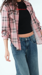 Logo Jeans Kemeja Wanita Claire 24A63L5PB