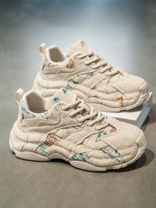 Mens Fashionable Sporty Casual Shoes Thick Bottom Heightening Dad Shoes Autumn 2025 New Arrival Student Original Design