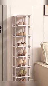 WARS Rak Tempat Penyimpanan Sepatu Sendal 9 dan 10 Susun Minimalis Bahan Plastik