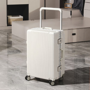 Kangaroo Wide Pull Rod Luggage High Capacity Durable Thickened Travel Bag for Girls Fashionable Trendy Polyester Inner Material