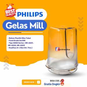 GELAS BUMBU PHILIPS HR2221-2222-2223 / DRY MILL PHILIPS