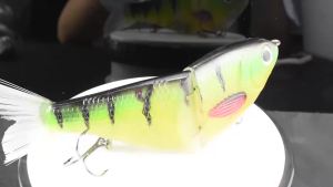 Fiber Tail Single Joint Glide Bait Shad Artificial Bait Fishing Lure Slow Sinking S Carved Gliding Bait