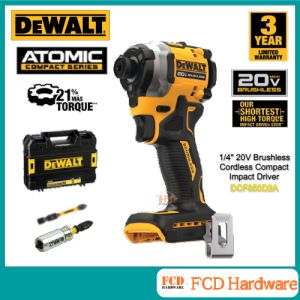 DEWALT Atomic DCF850D2A 6.35mm ( 1/4" ) 20V Brushless Cordless Compact Impact Driver (Bare Tool) ( DCF850D2 DCF850 )