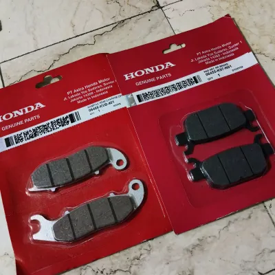 Brake Pad ABS - PCX 150/160 ADV 150/160 .. ABS BRAKE PADS SET FRONT & REAR HONDA GENUINE PARTS FOR MOTORCYCLE BRAKE PADS