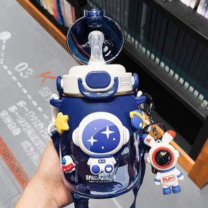 Cốc Nước Cốc Nhựa Cỡ Lớn Có Van Chìa Khóa Cho Trẻ Em Cốc Nhựa Có Ống Hút Chống Rơi Dành Cho Bé Trai Đi Học