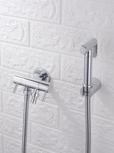 German Azos Supercharged Handheld Shower Health Faucet Shower Head Shower Toilet Valve Faucet Set