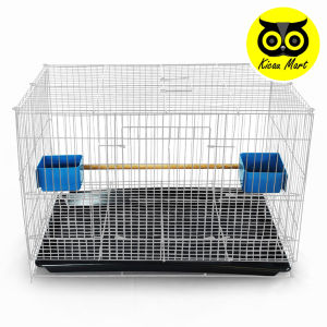 Kicau Mart Kandang Hewan Sangkar Umbaran Kandang Burung Ternak Lovebird Kenari Parkit Kandang Tupai Hamster Sugar Glider Musang Marmut Gecko Size M Medium KDMDM