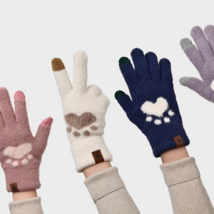 Touchscreen Warm Insulated Girls Winter Gloves