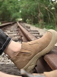 DINGGU | Mens Anti-Smash Puncture-Resistant Safety Shoes