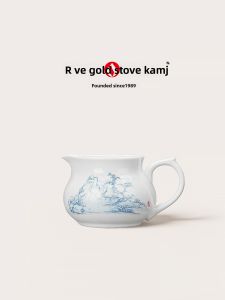 KAMJOVE | New Home Ceramic Hand-painted Blue and White Fairness Cup
