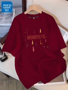 Jeanswest | Wine Red Short Sleeve T-Shirt