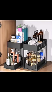 [HCM]Kệ Đựng Đồ Dưới Bồn Rửa Bát-Kệ Đựng Đồ 2 Tầng Khung Thép Carbon Ngăn Chứa Có Thẻ Kéo Ra Tiện Lợi- Cozy520