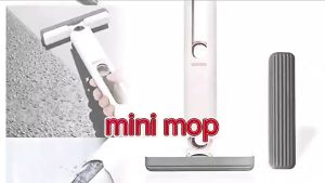 Mini Mop Alat Pel Mini Lipat Pembersih Kaca Portable