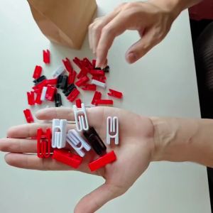 14 randomly colored snack bag sealing clips | Lightweight and durable plastic food bag sealing clips kitchen small tools