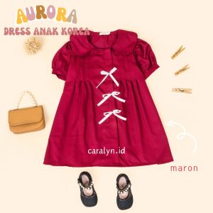 DRESS ANAK AURORA DRESS ANAK KEKINIAN LUCU