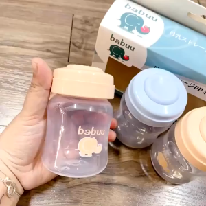 Bộ 3 hộp đựng sữa babuu/jubon 120ml/150ml cho mẹ và bé
