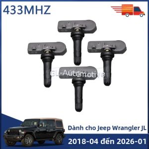 4 Cảm Biến Giám Sát Áp Suất Lốp TPMS Cho Jeep Wrangler JL 2018-2026 Bao Gồm Bảng Mạch PCBA Và Pin
