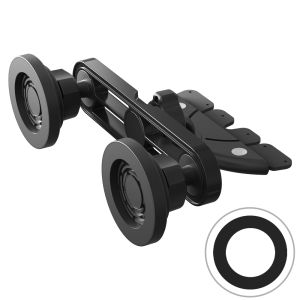 Giá Đỡ Điện Thoại Ô Tô Đa Năng Khe Cắm CD Điện Thoại Kép Gắn Từ Tính 360 ° Thiết Kế Chắc Chắn Xoay Được Tương Thích Với iPhone 17/16/15 Và Samsung